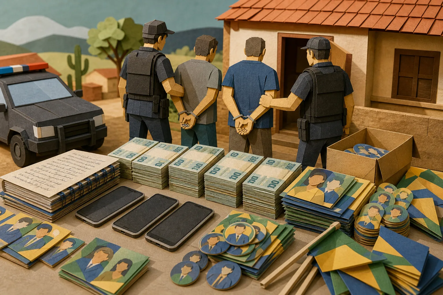 Dois homens são detidos no interior do Ceará por suspeita de crime eleitoral