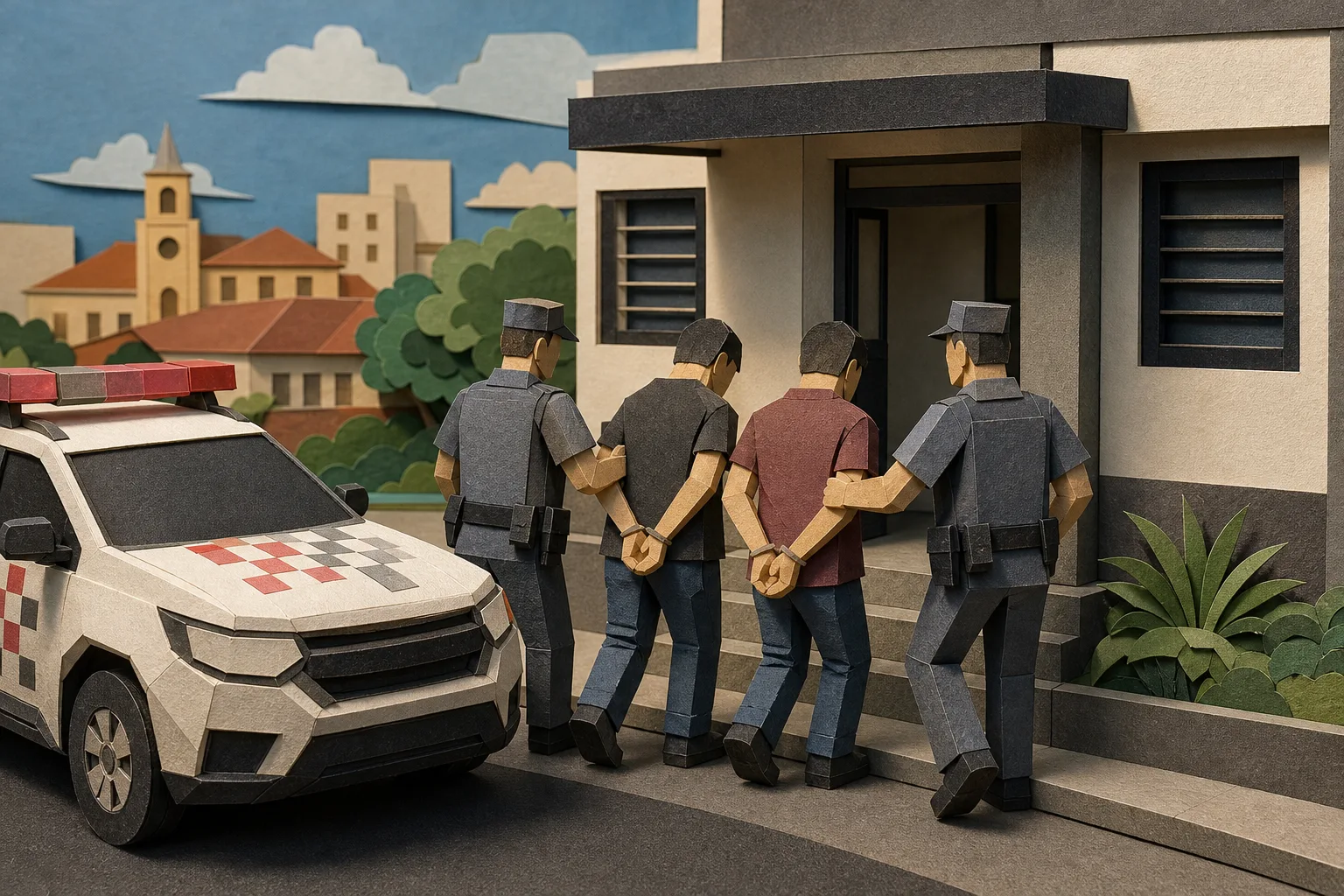 Dois irmãos procurados por assalto são capturados pela polícia em São Manuel