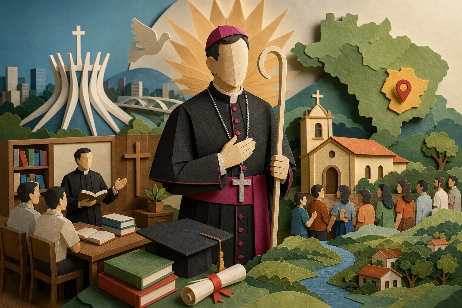 Dom Júlio César Gomes Moreira assume a diocese de Rubiataba-Mozarlândia