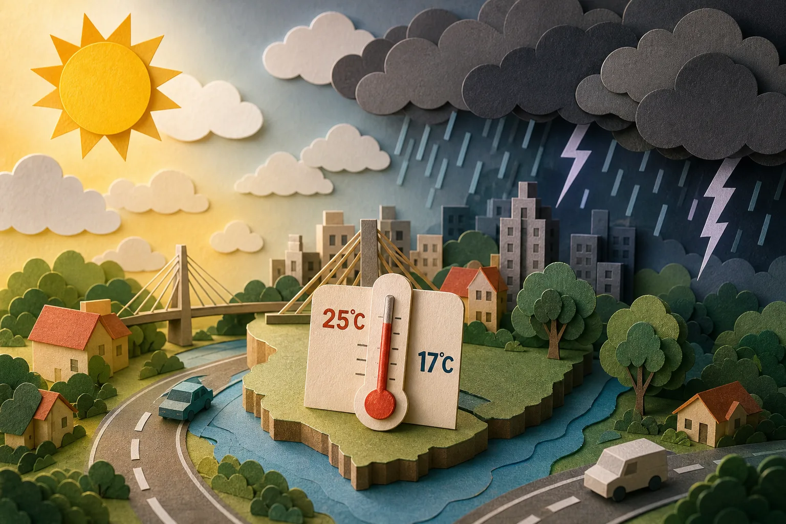 Domingo em Osasco deve ter sol pela manhã e temporais a partir da tarde