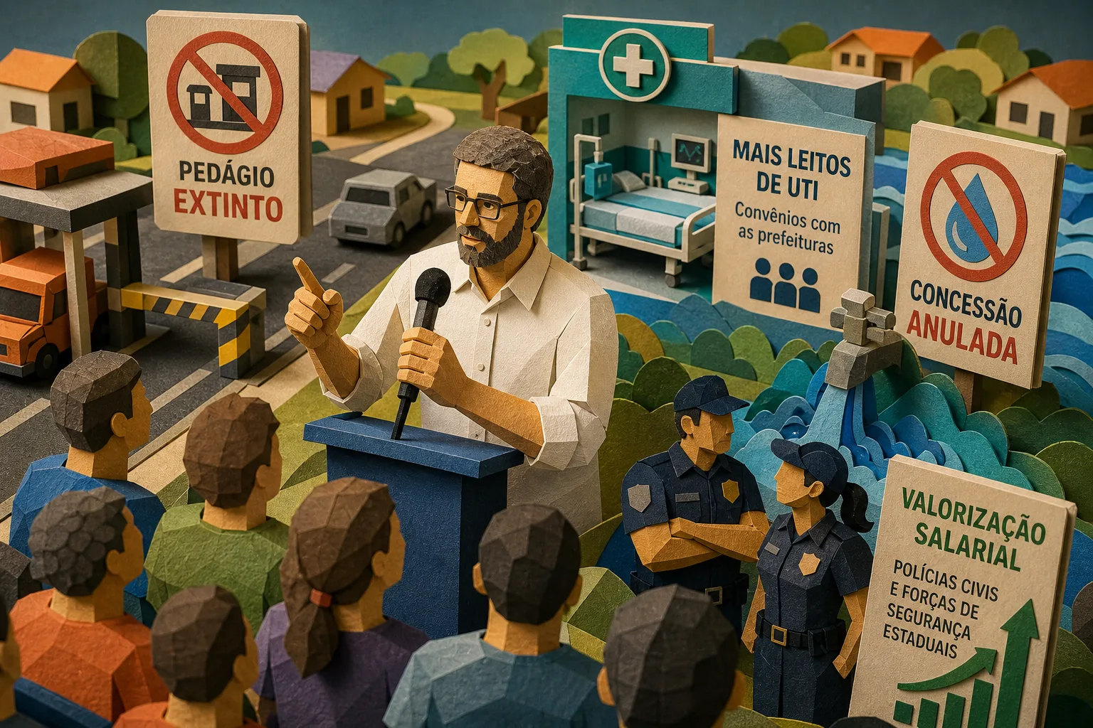 Dr. Daniel planeja extinguir tarifas rodoviárias e anular concessão de água
