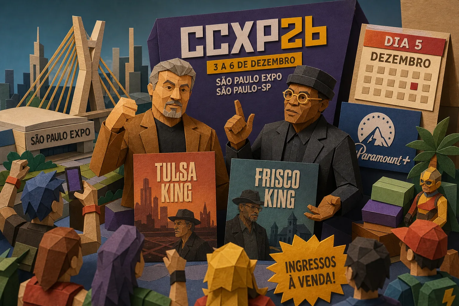 Dupla de astros do cinema internacional é confirmada na programação da CCXP 2026 em SP
