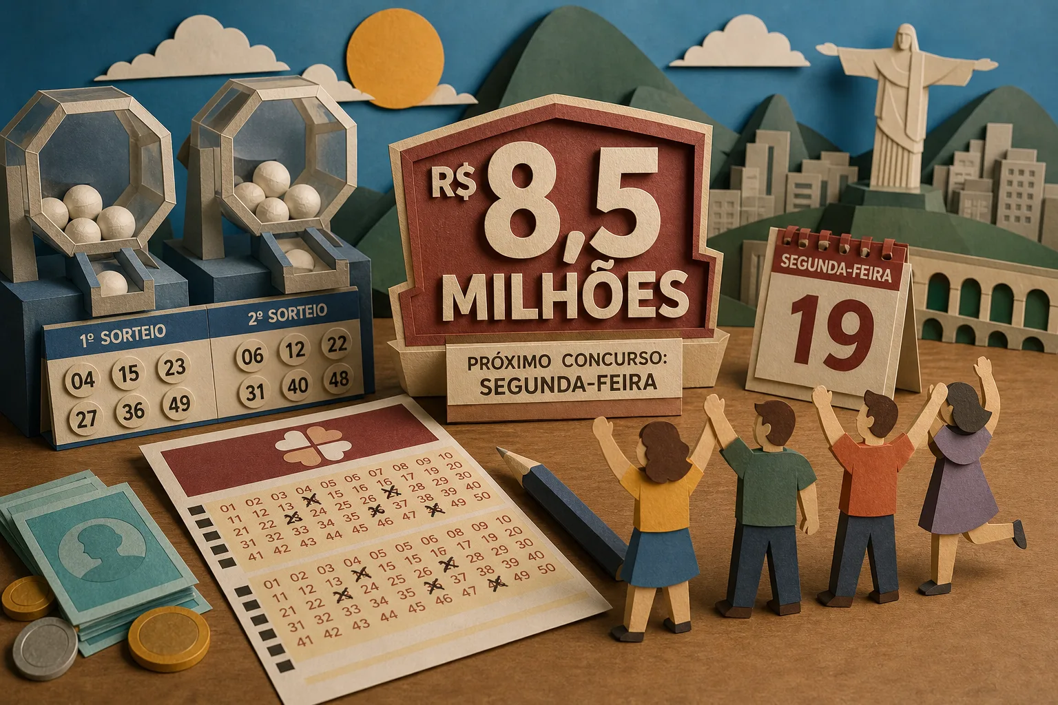 Dupla Sena 3021 acumula e prêmio principal vai a R$ 8,5 milhões na segunda-feira