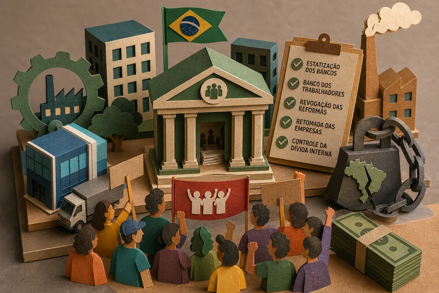 Edmilson Costa defende estatização de bancos e revisão de reformas