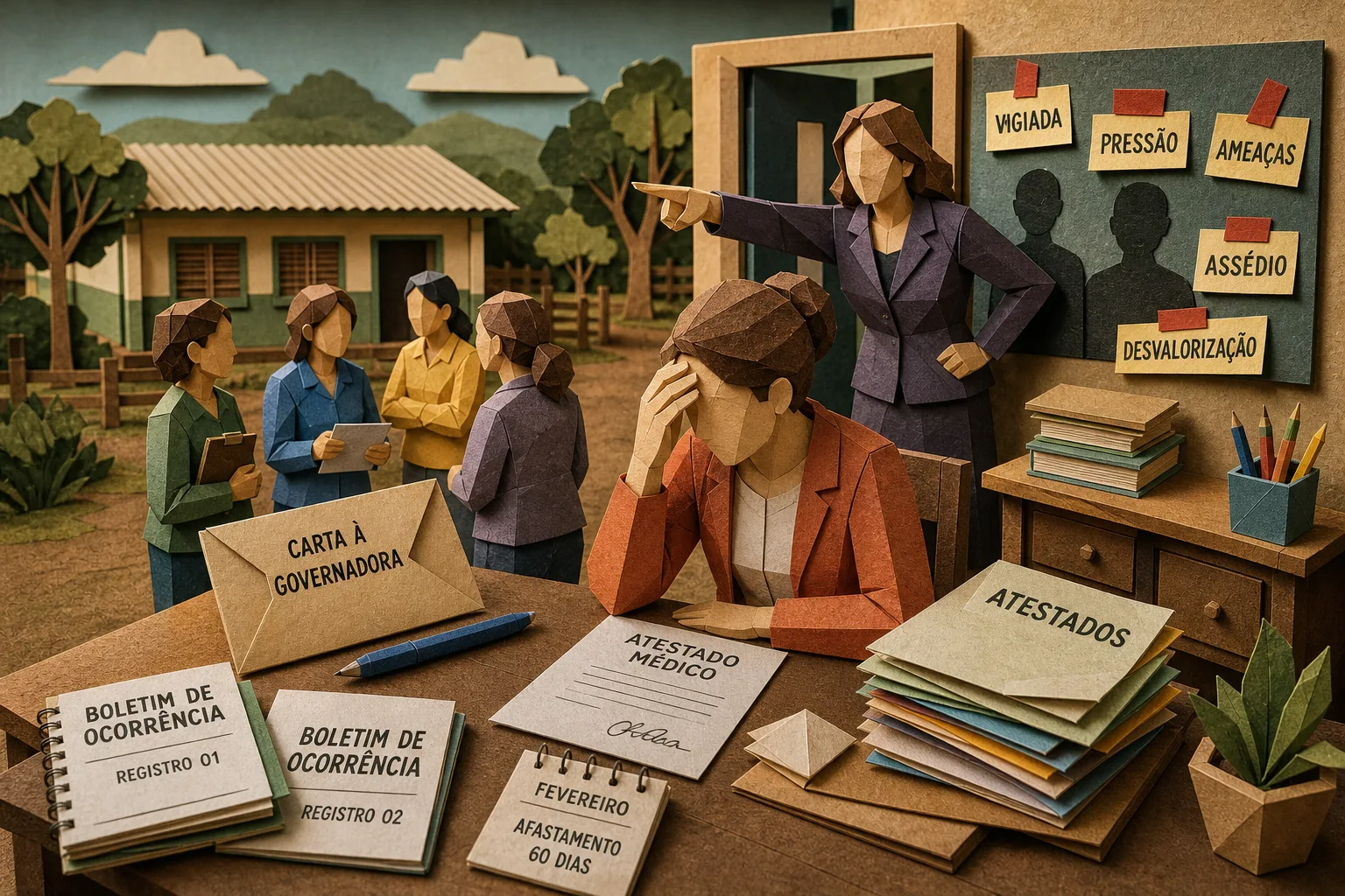Educadores de escola rural do DF relatam perseguição após retorno de gestora