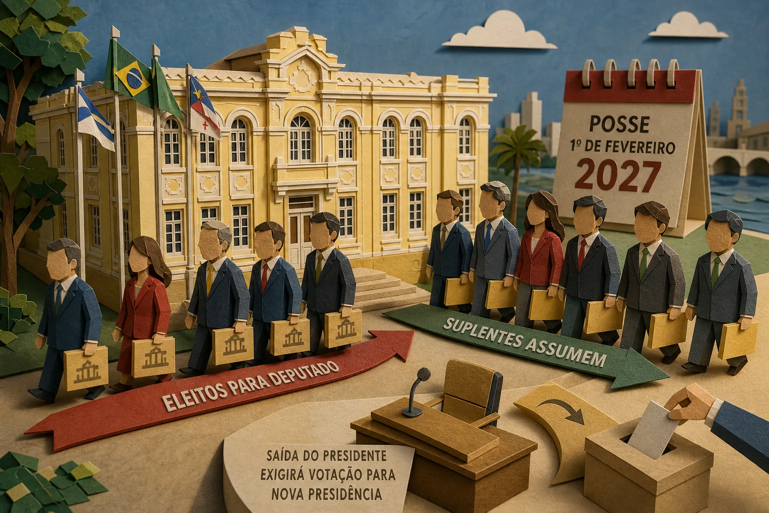 Eleição de deputados federais e estaduais renova cinco vagas na Câmara do Recife