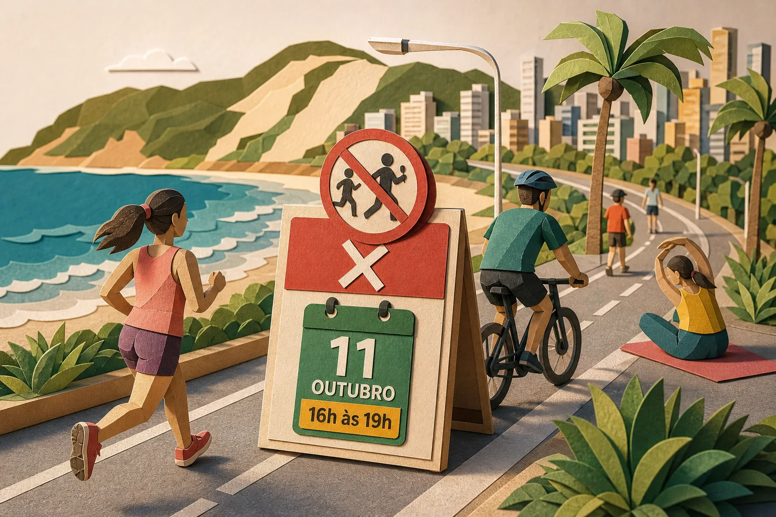 Eleições cancelam edição do projeto de lazer Viva + Via Costeira em Natal