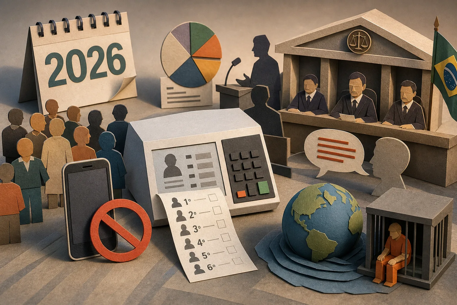 Eleições de 2026 trazem regras nas urnas e movimentações políticas