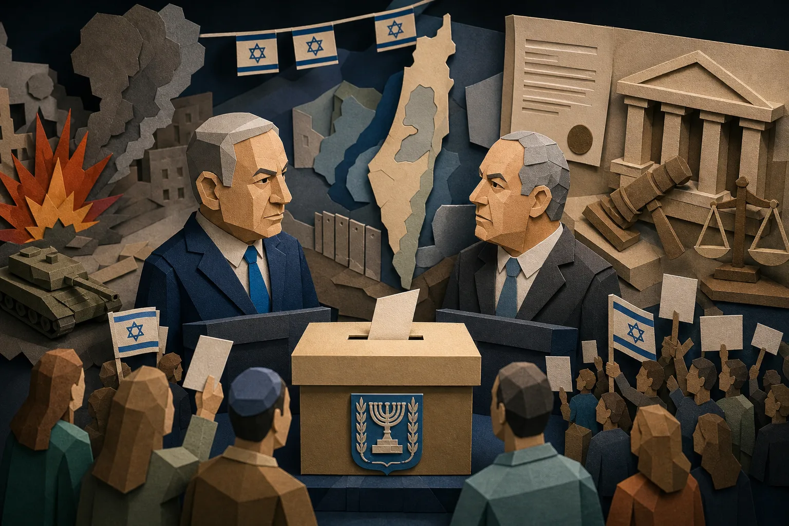 Eleições parlamentares em Israel colocam à prova permanência de Netanyahu no poder