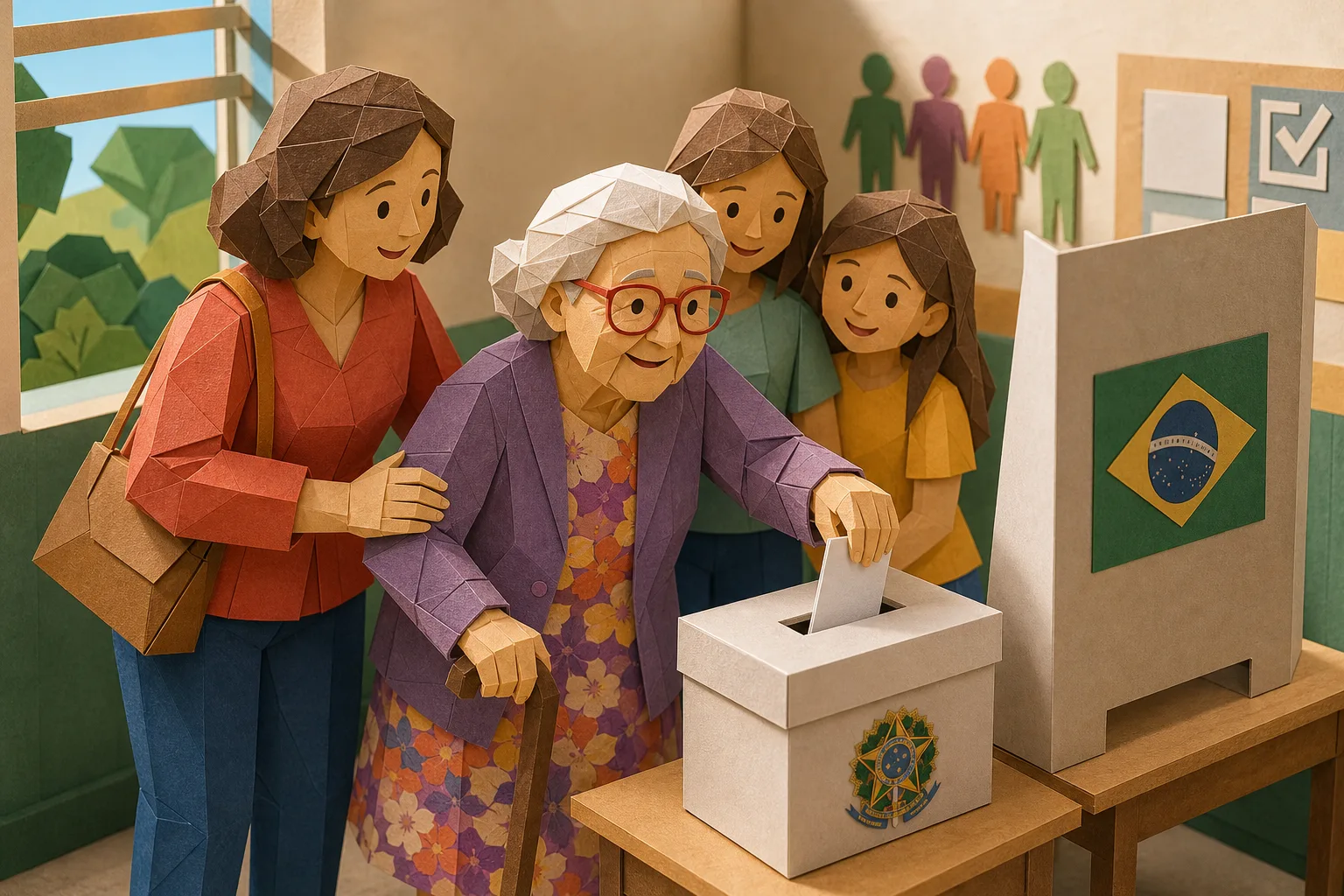 Eleitora de 99 anos marca presença no segundo turno das eleições em Araraquara