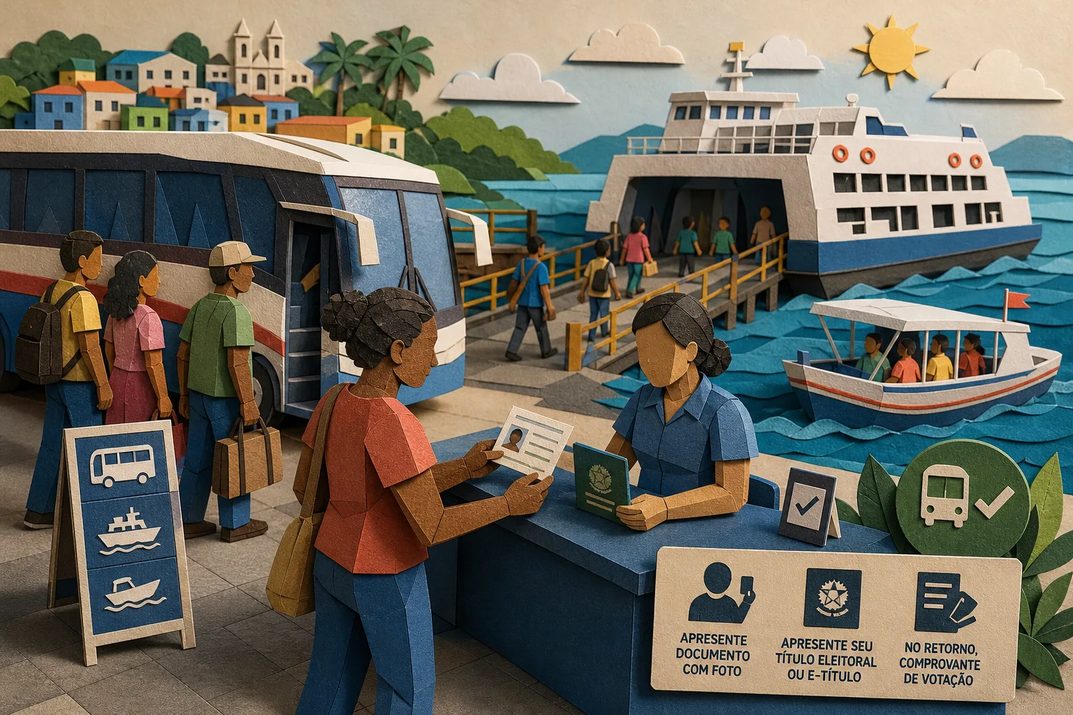 Eleitores baianos terão passe livre em viagens intermunicipais na votação