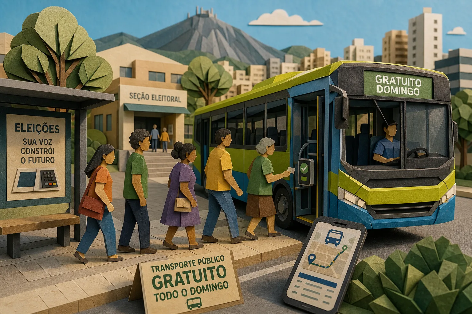 Eleitores de Governador Valadares terão transporte público gratuito no domingo