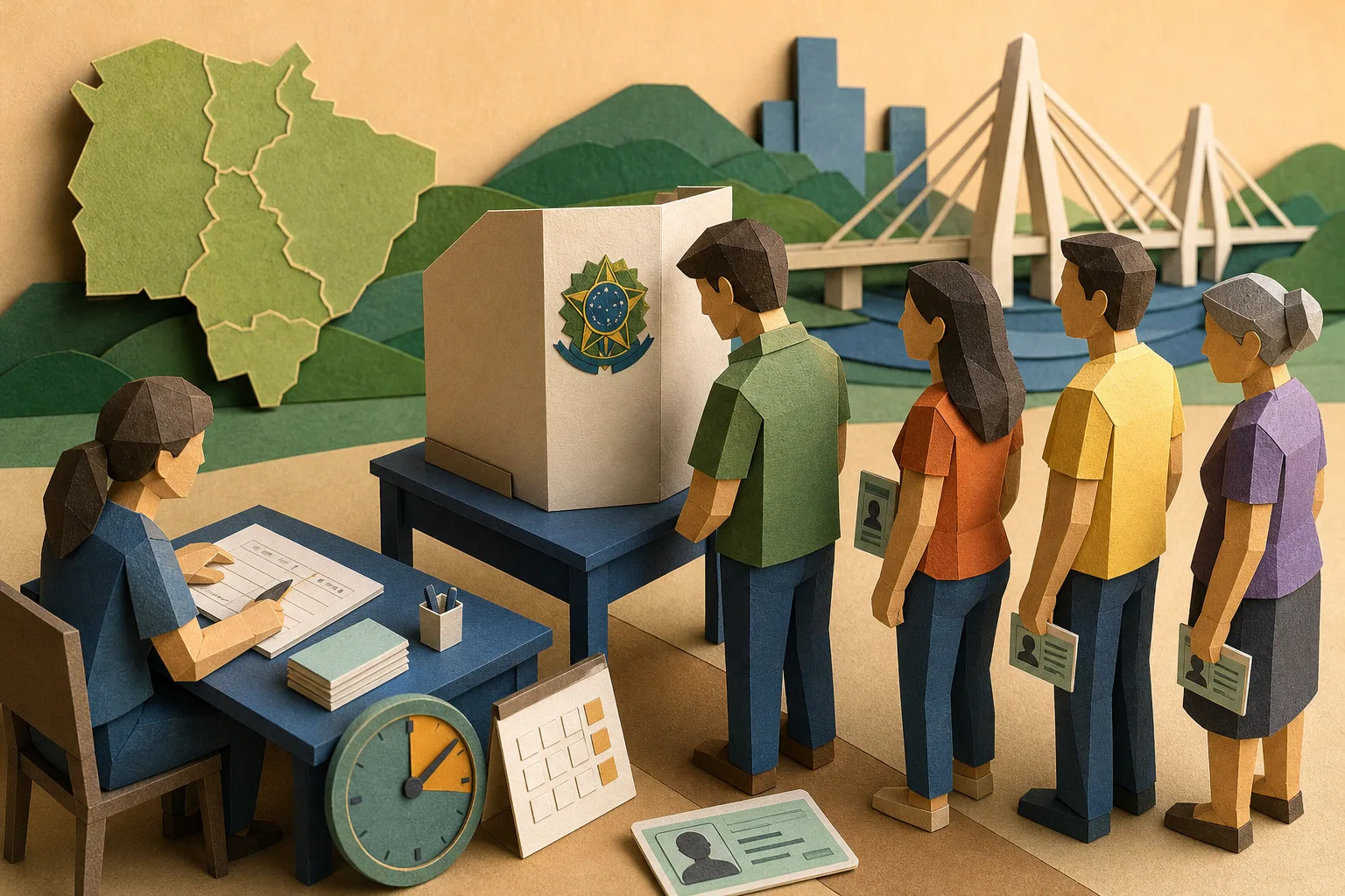 Eleitores de Mato Grosso do Sul votam para presidente da República no segundo turno