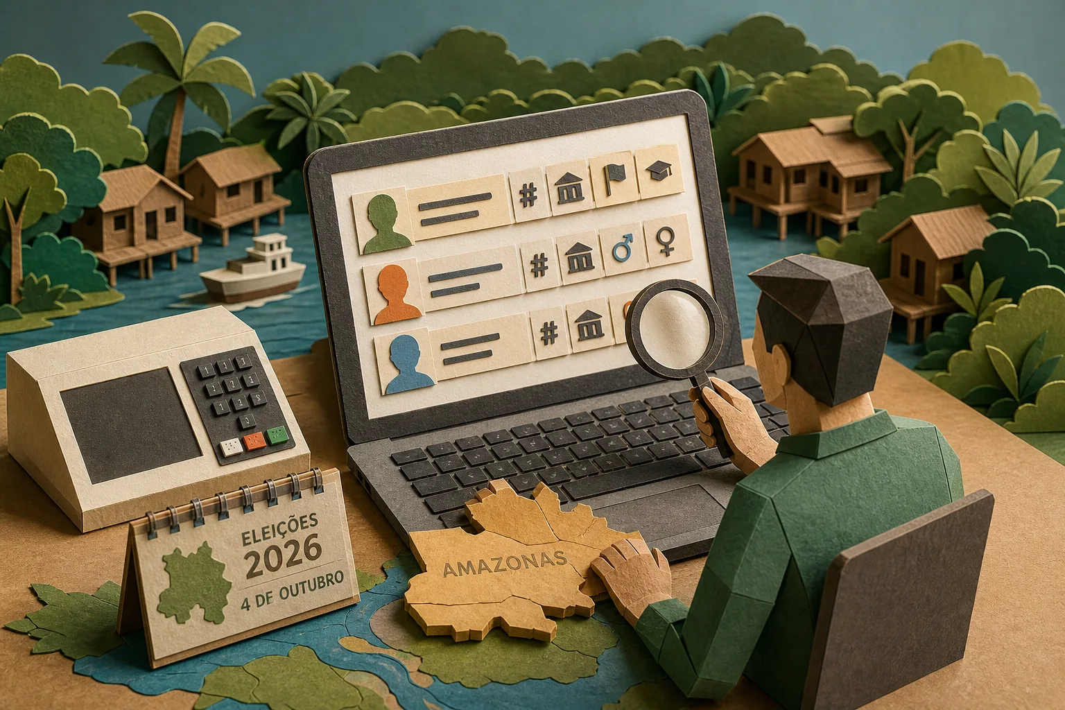 Eleitores do Amazonas podem consultar lista de concorrentes ao Senado para 2026