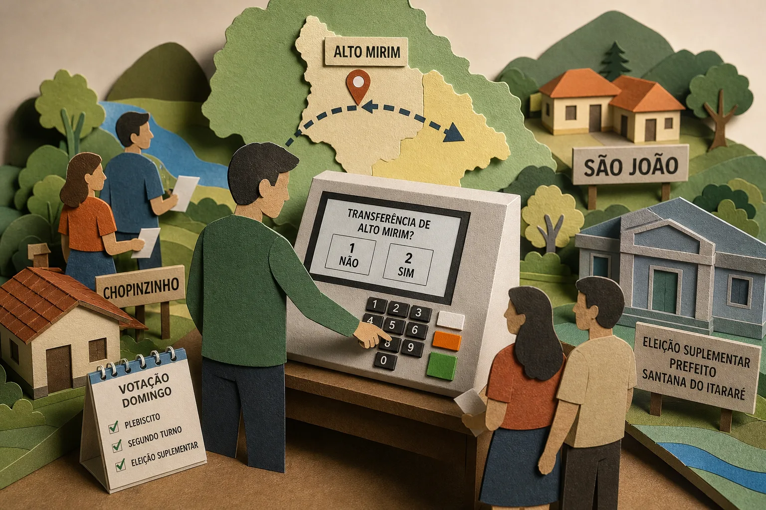Eleitores do Paraná decidem divisão territorial em consulta inédita nas urnas