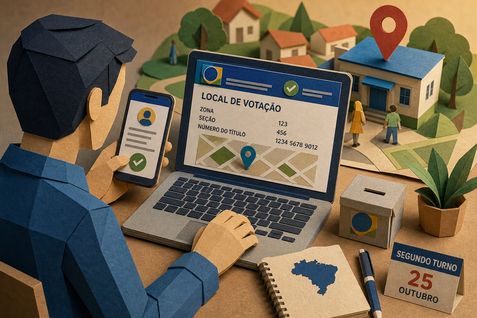 Eleitores podem checar local de votação do segundo turno pela internet