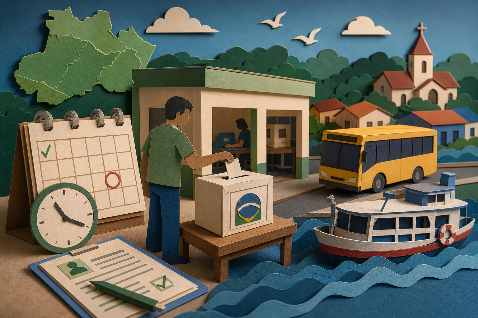 Eleitores que se ausentaram na votação anterior estão aptos no Amazonas