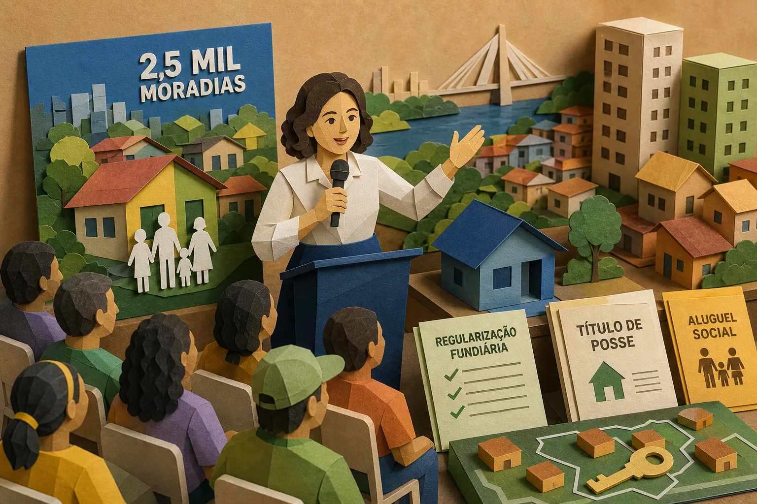 Em campanha em Manaus, Maria do Carmo promete erguer 2,5 mil unidades habitacionais