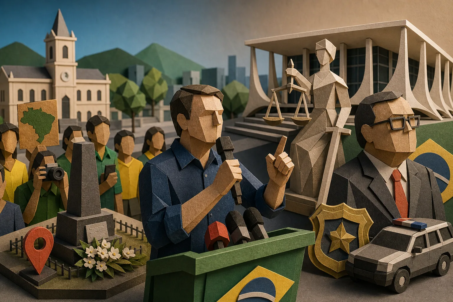 Em Juiz de Fora, Flávio Bolsonaro critica decisão do STF sobre chefia da PF