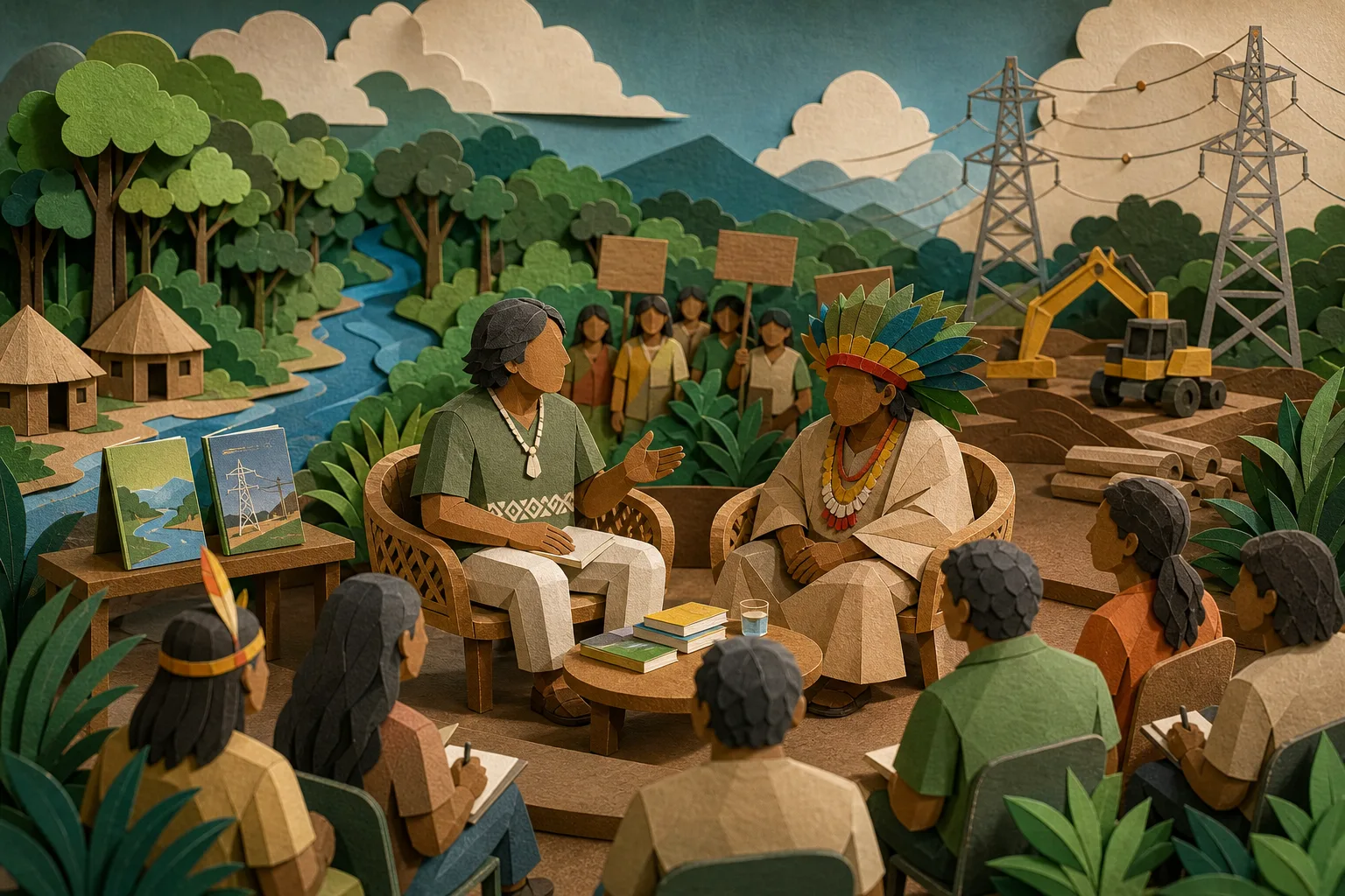 Em Roraima, Ailton Krenak e Davi Kopenawa debatem direitos indígenas e grandes obras