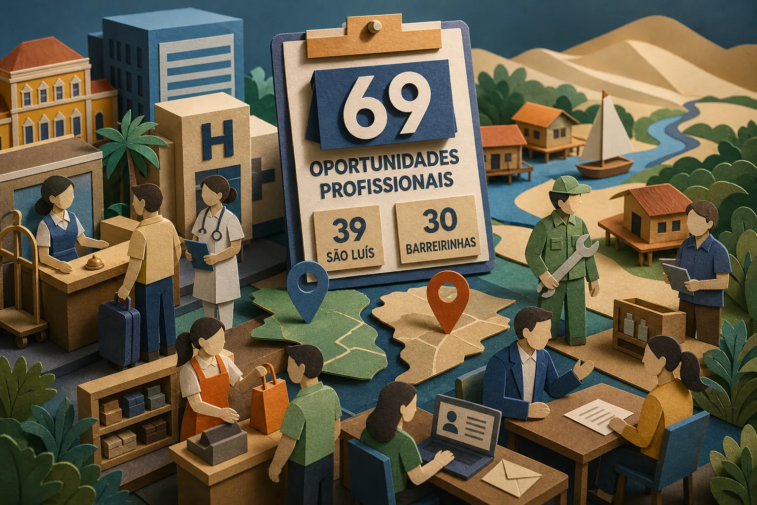 Empresa anuncia 69 oportunidades profissionais em São Luís e Barreirinhas