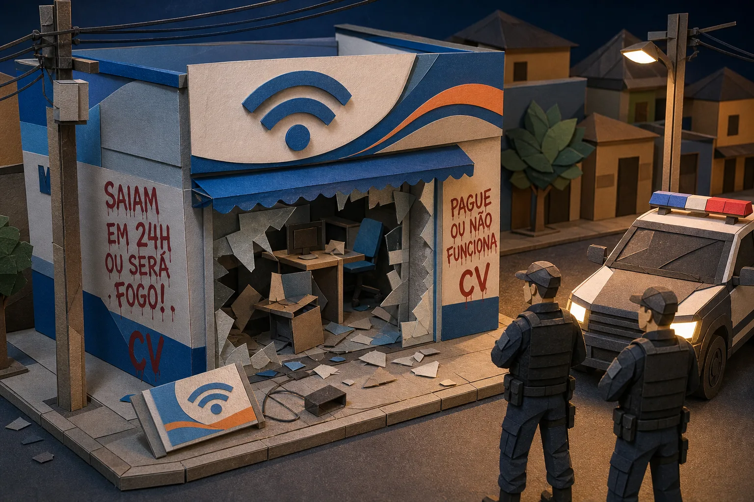 Empresas de internet sofrem vandalismo e ameaças de facção criminosa no Ceará