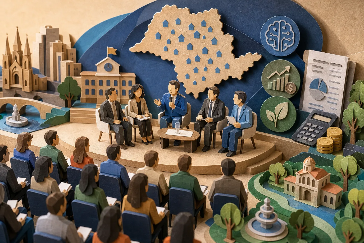 Encontro em Águas de São Pedro debate desafios da administração municipal de SP