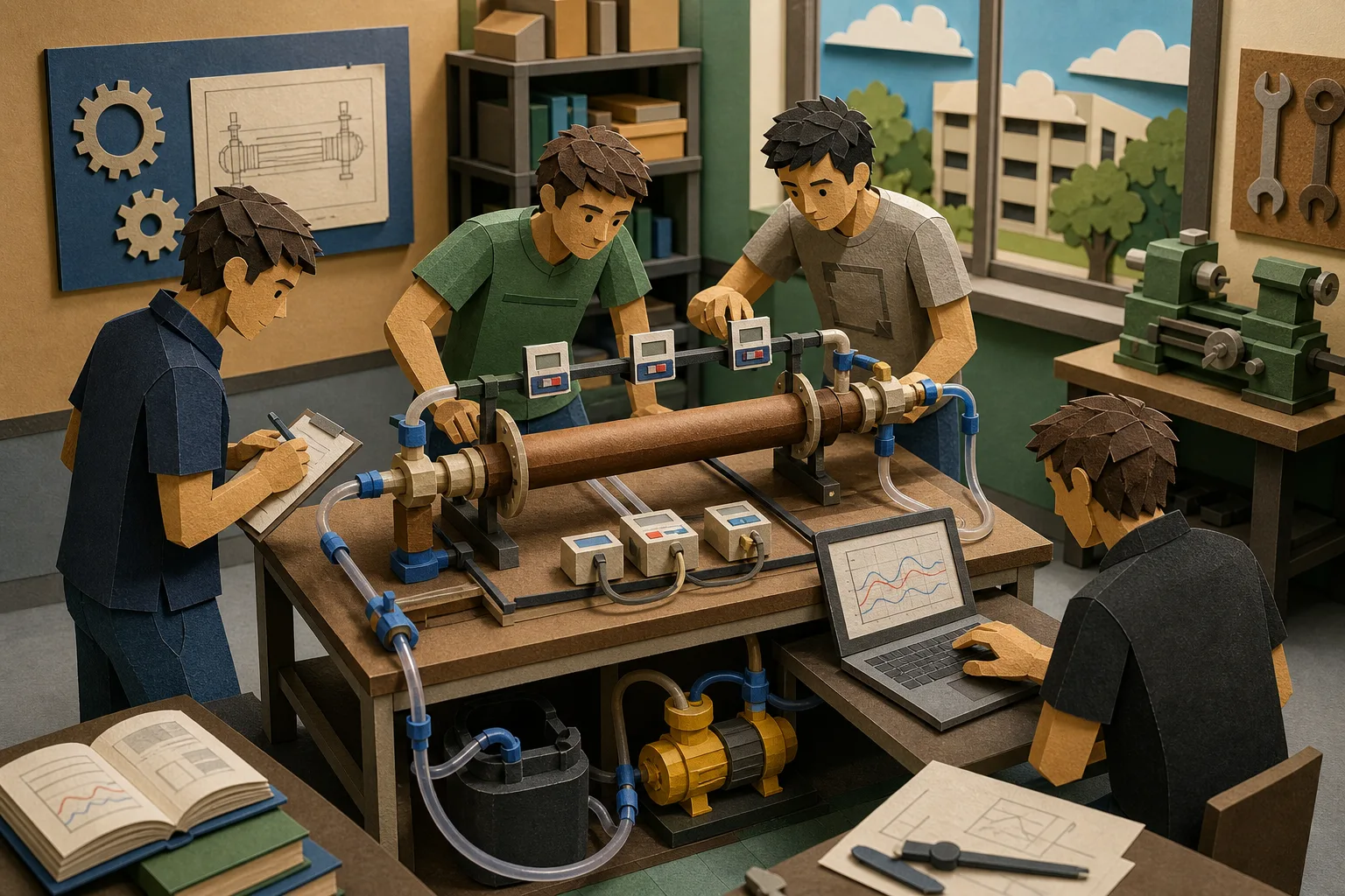 Engenharia Mecânica do UNIFEB transforma teoria em prática com trocadores