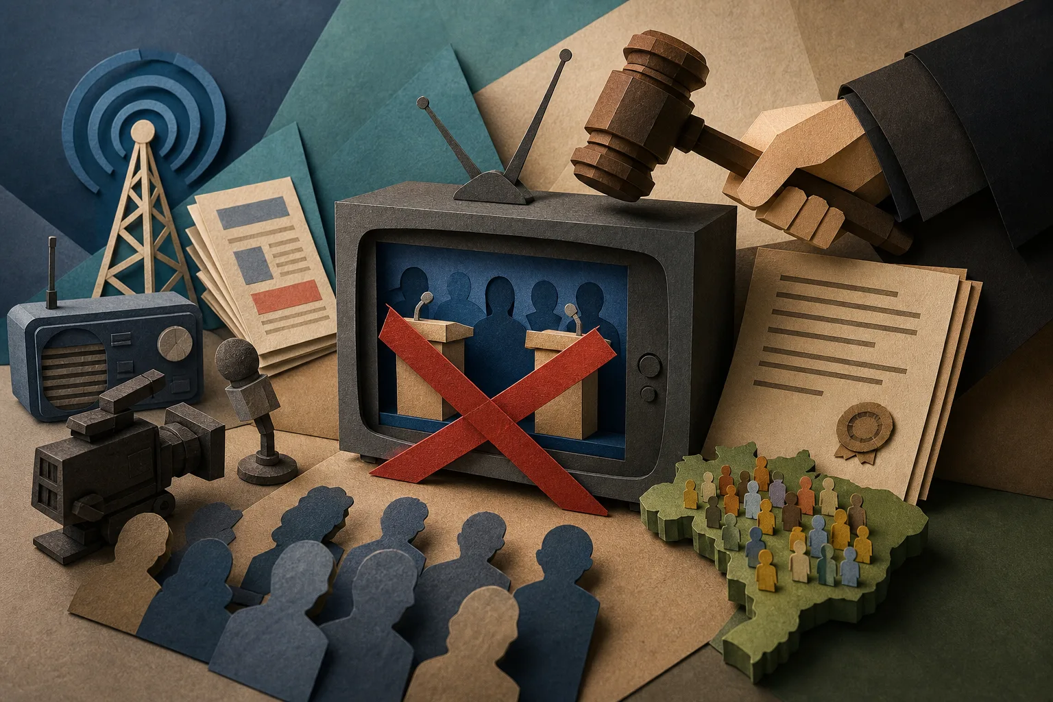 Entidades de comunicação criticam decisões judiciais que suspenderam debate eleitoral