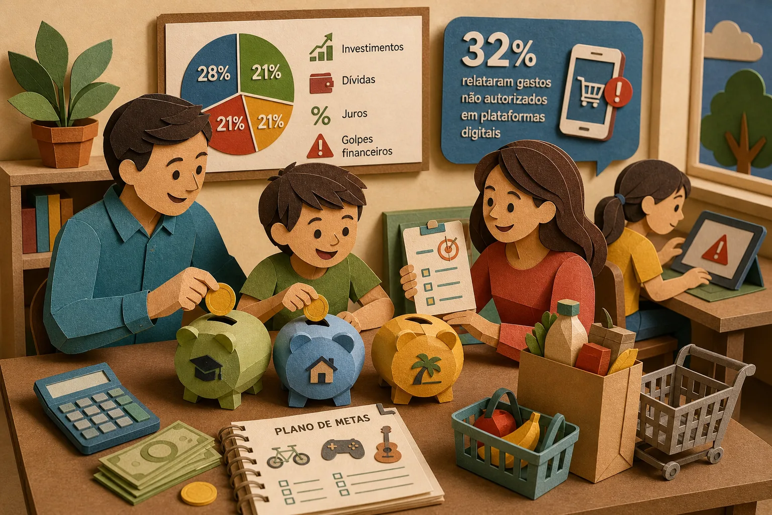 Especialistas orientam como introduzir educação financeira na rotina infantil