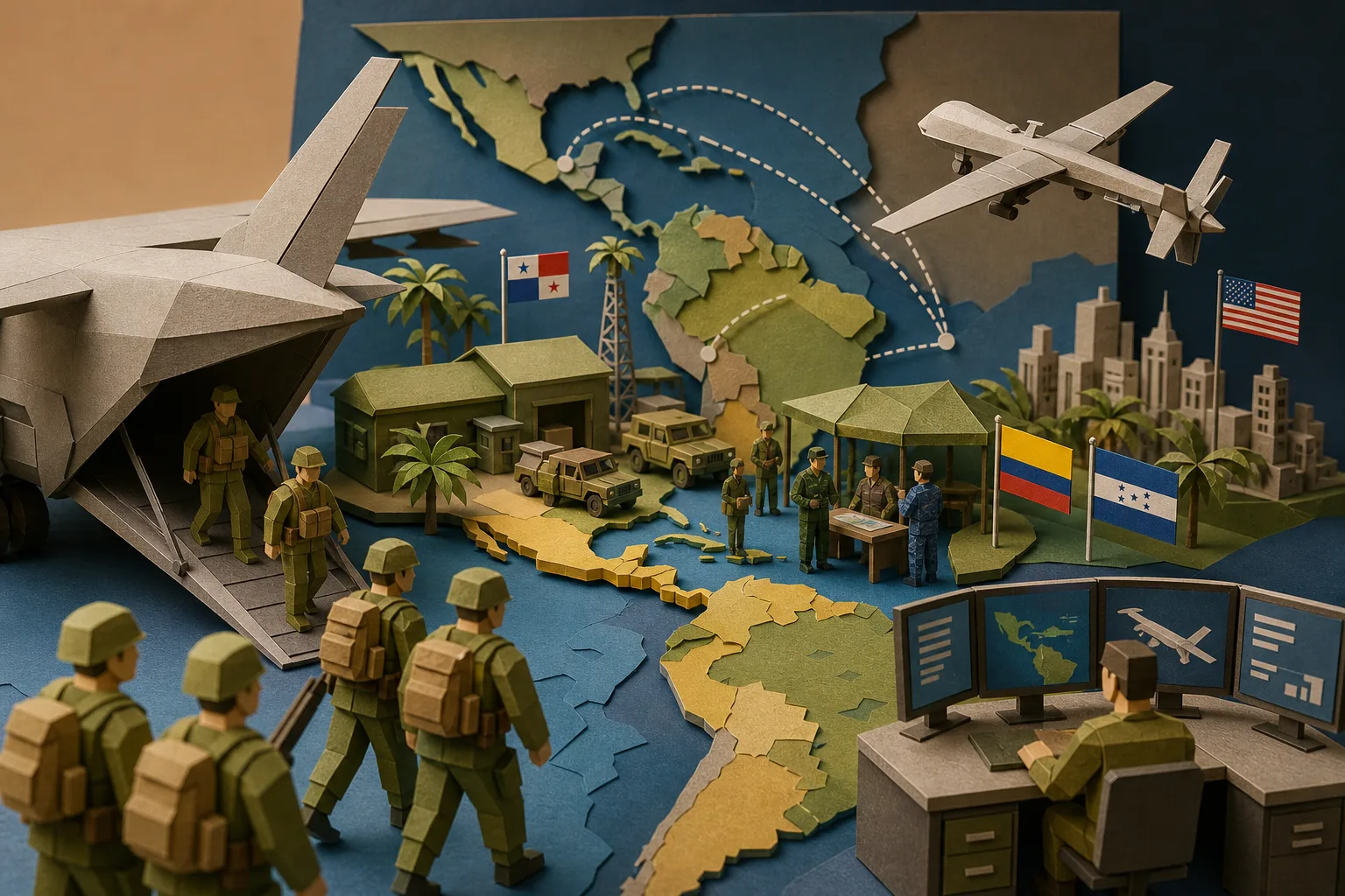 Estados Unidos ampliam presença militar na América Latina contra cartéis