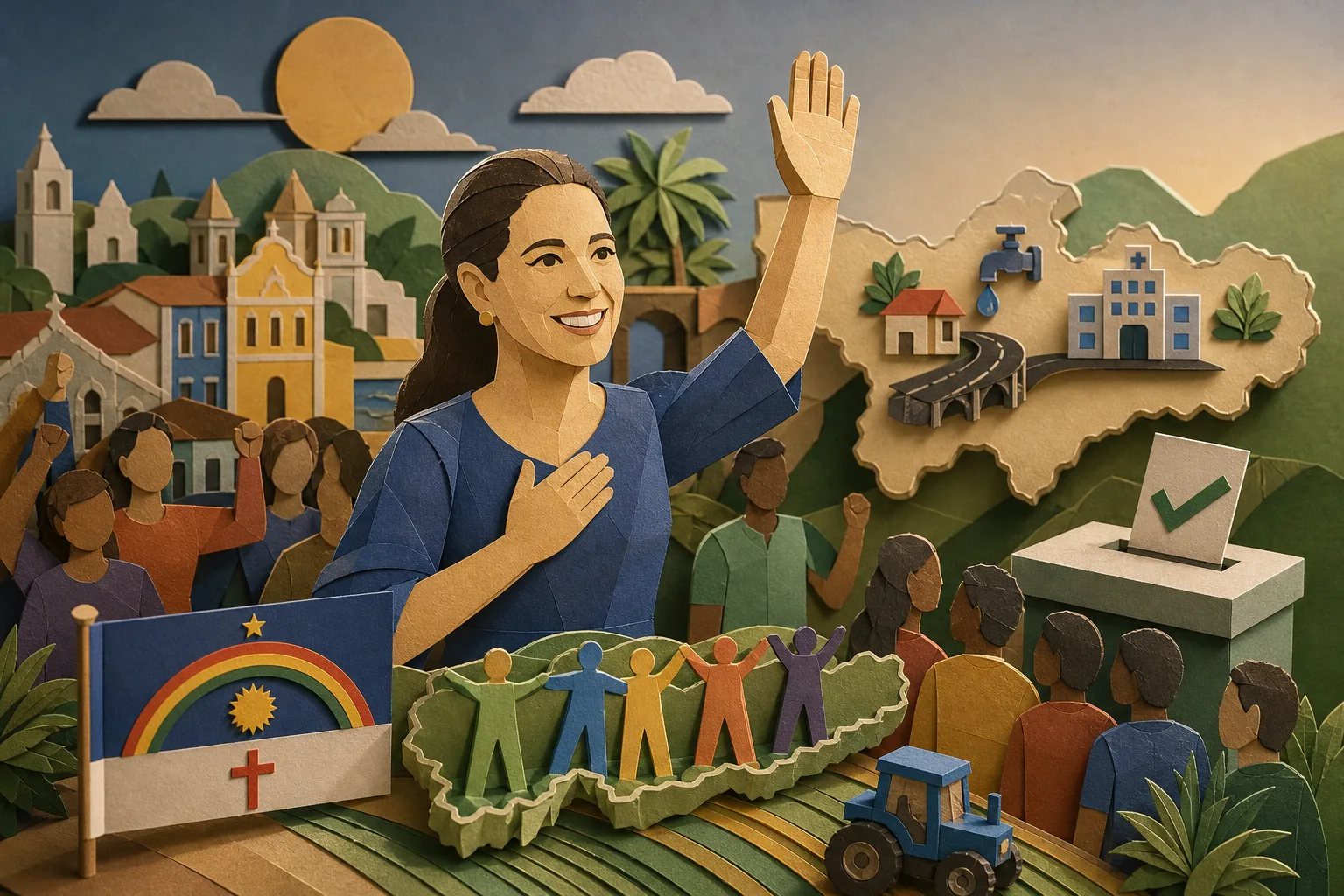 Estratégia de independência nacional assegura reeleição de Raquel Lyra em Pernambuco