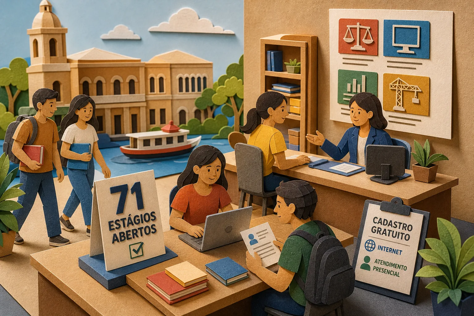 Estudantes do Pará contam com 71 postos de estágio abertos pelo CIEE