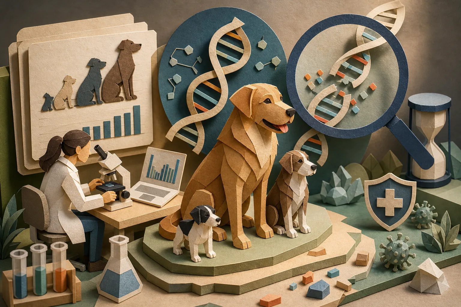 Estudo genético explica envelhecimento acelerado em cachorros de grande porte
