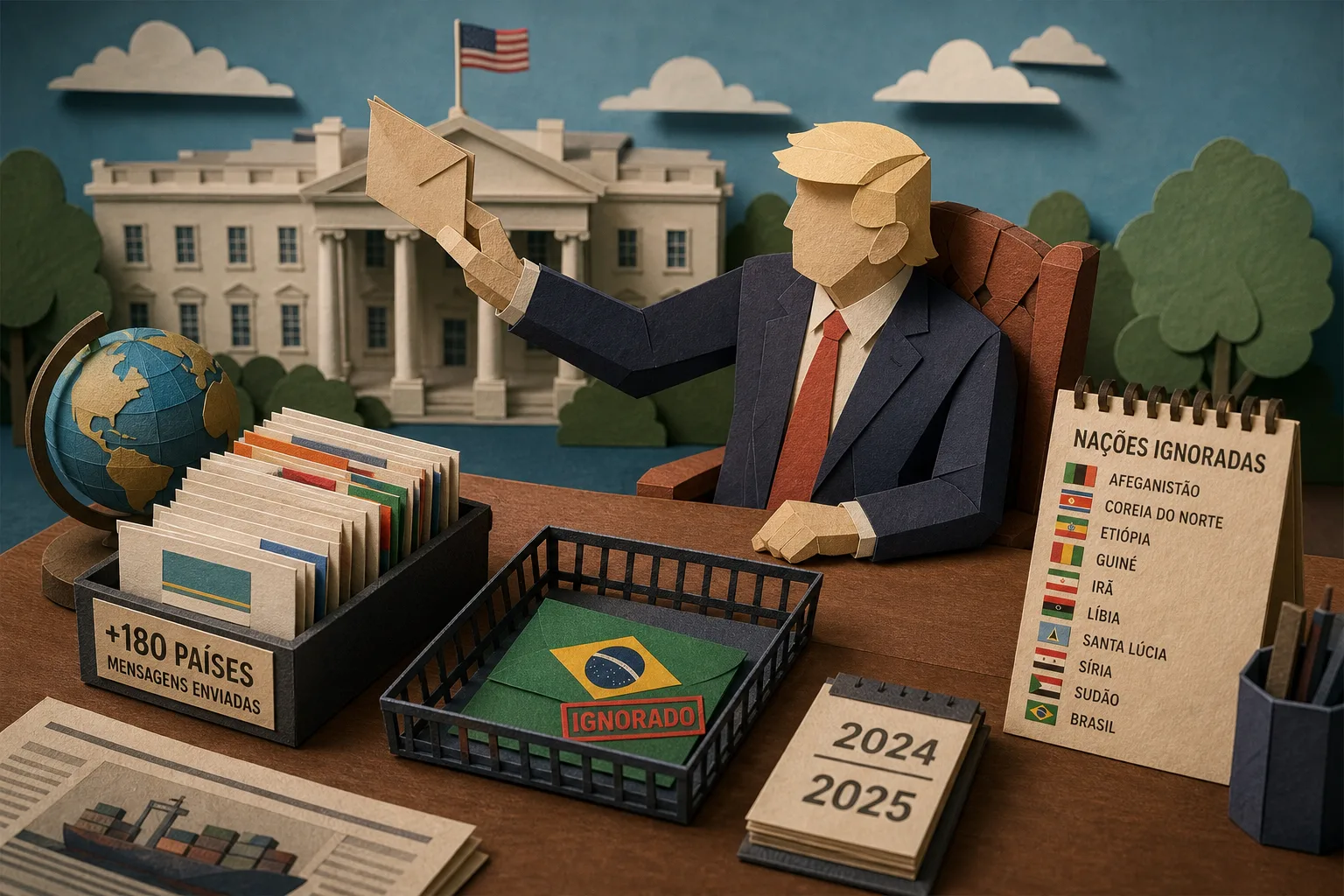 EUA excluem Brasil de mensagens protocolares em meio a tensões bilaterais