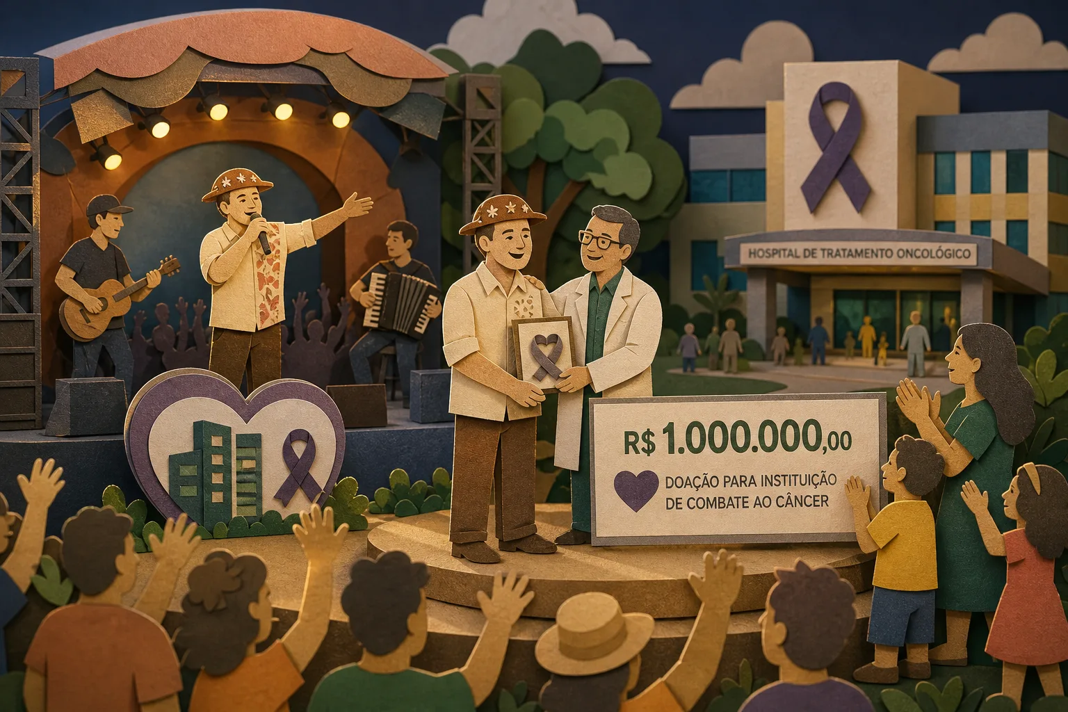 Evento de João Gomes levanta mais de R$ 1 milhão para instituição de combate ao câncer