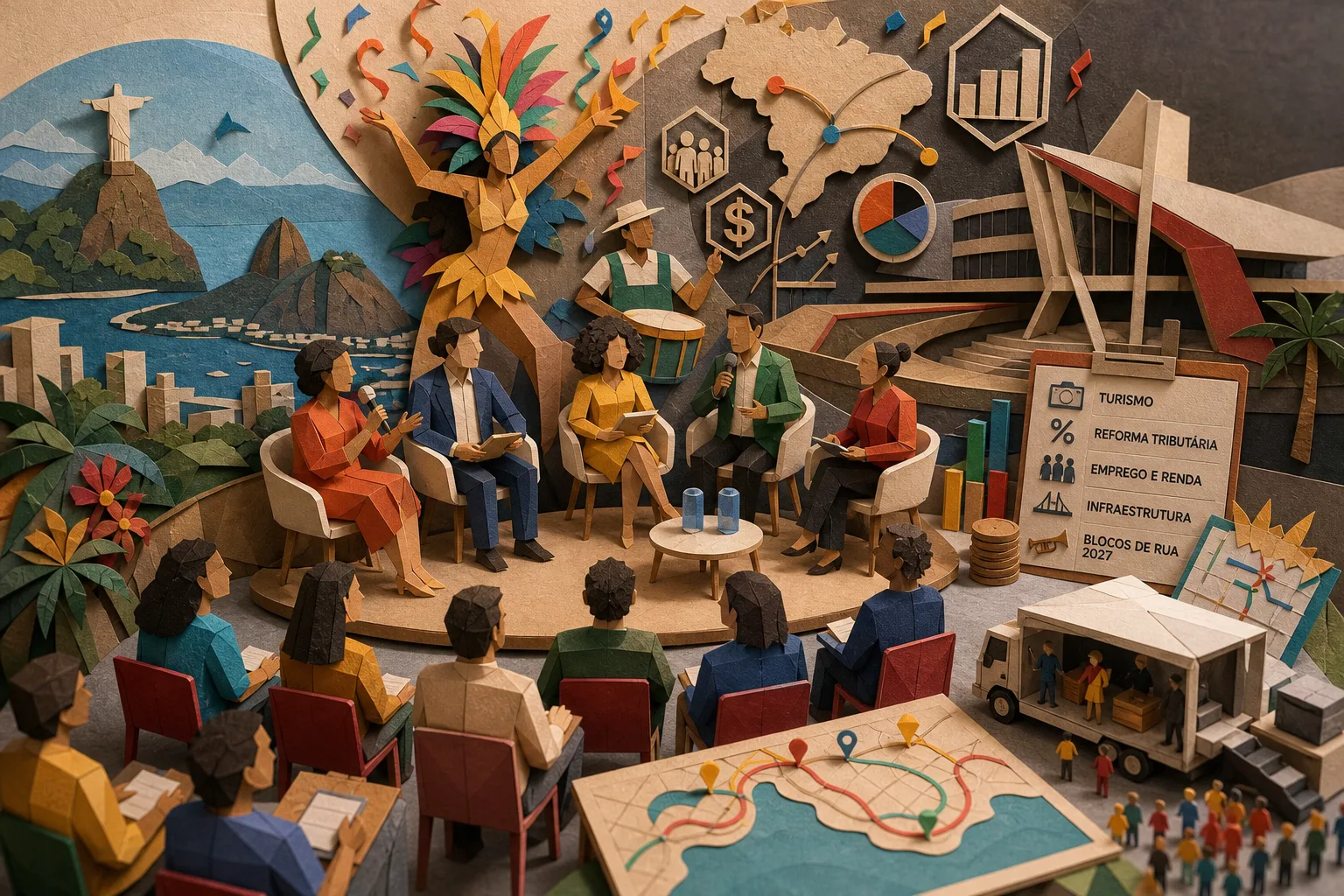 Evento no MAM Rio debate impactos econômicos e planejamento do Carnaval carioca