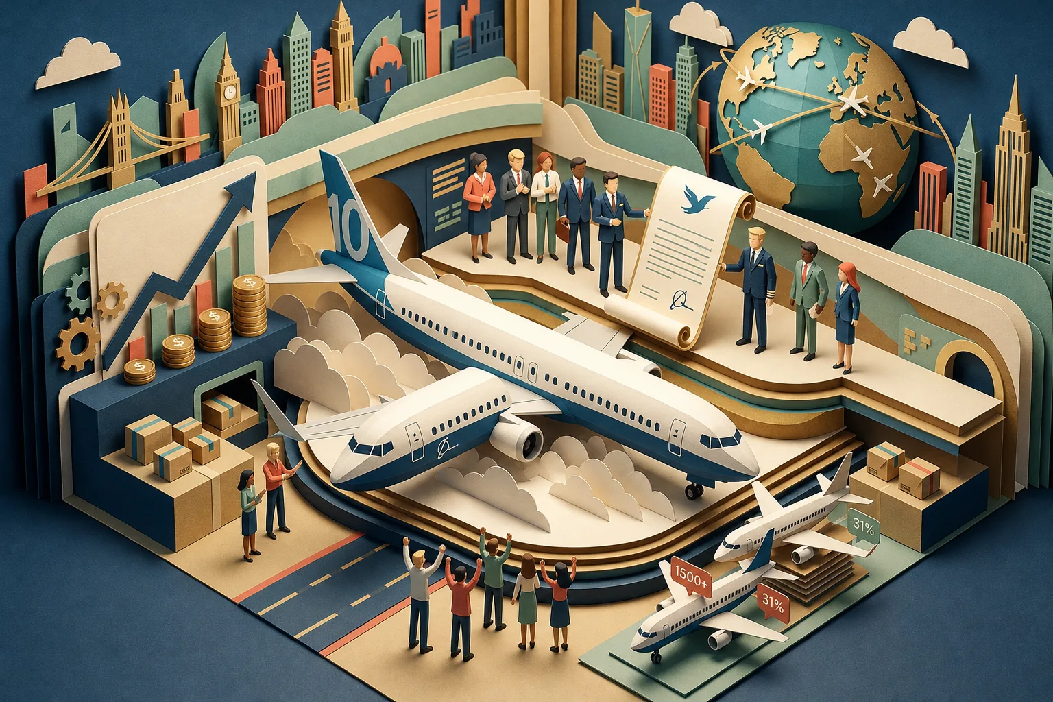 FAA concede certificação ao 737 MAX 10, maior modelo comercial da linha Boeing