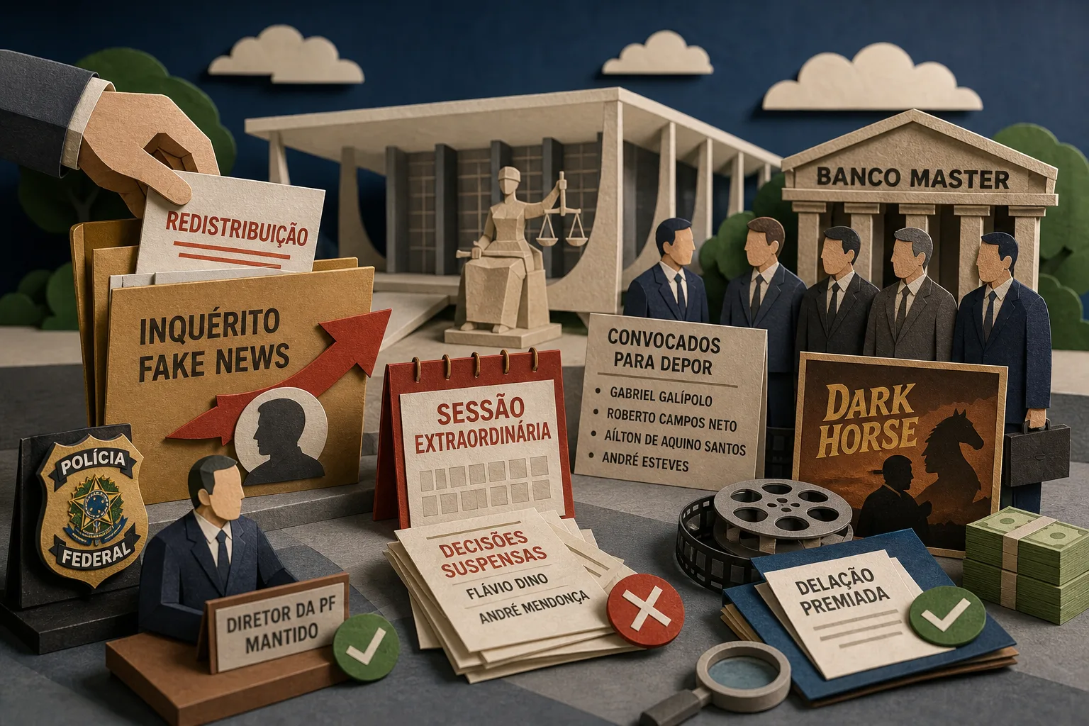 Fachin redistribui inquérito das fake news e mantém diretor da PF no cargo