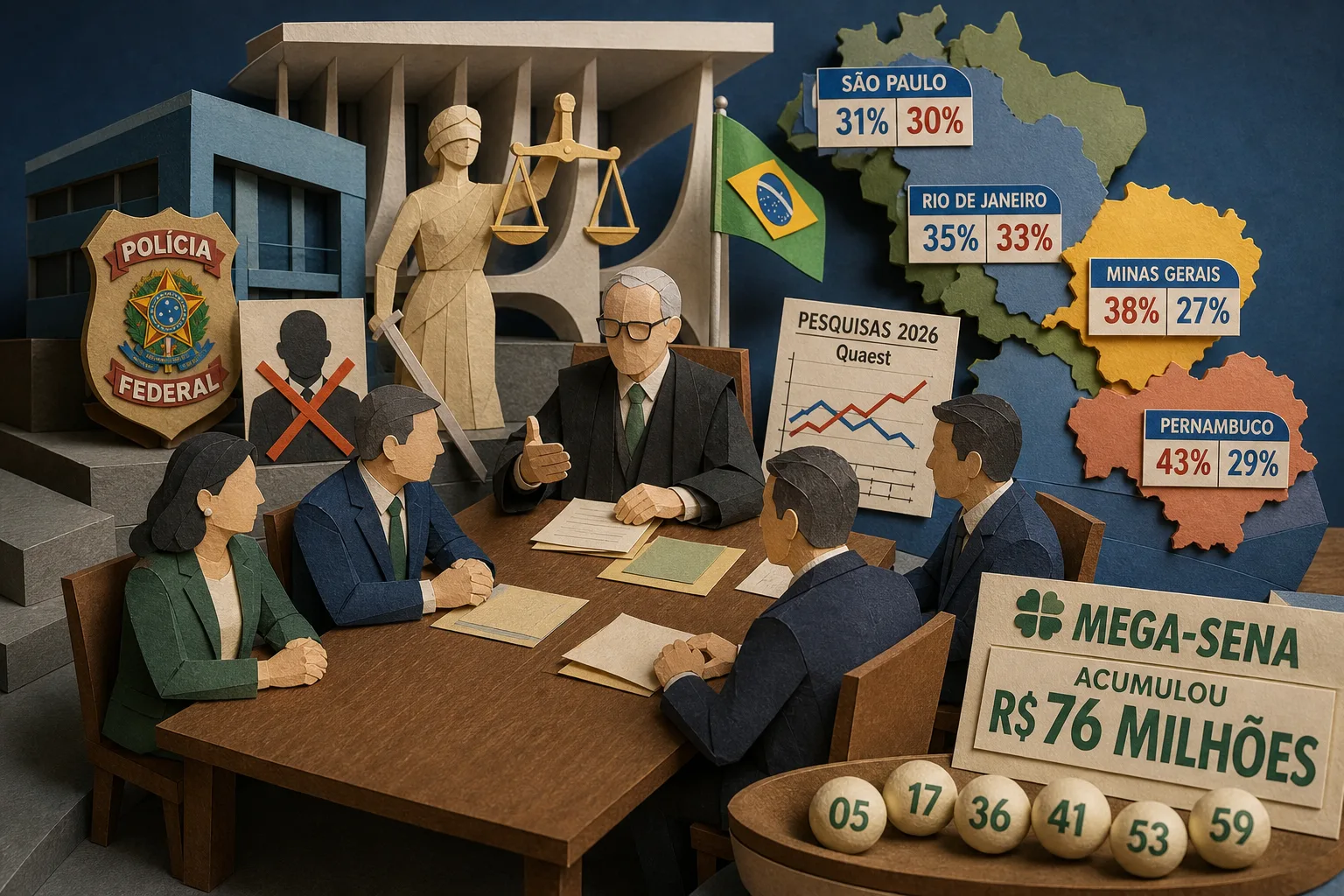 Fachin reúne governo após caso na PF e Quaest divulga pesquisas para 2026
