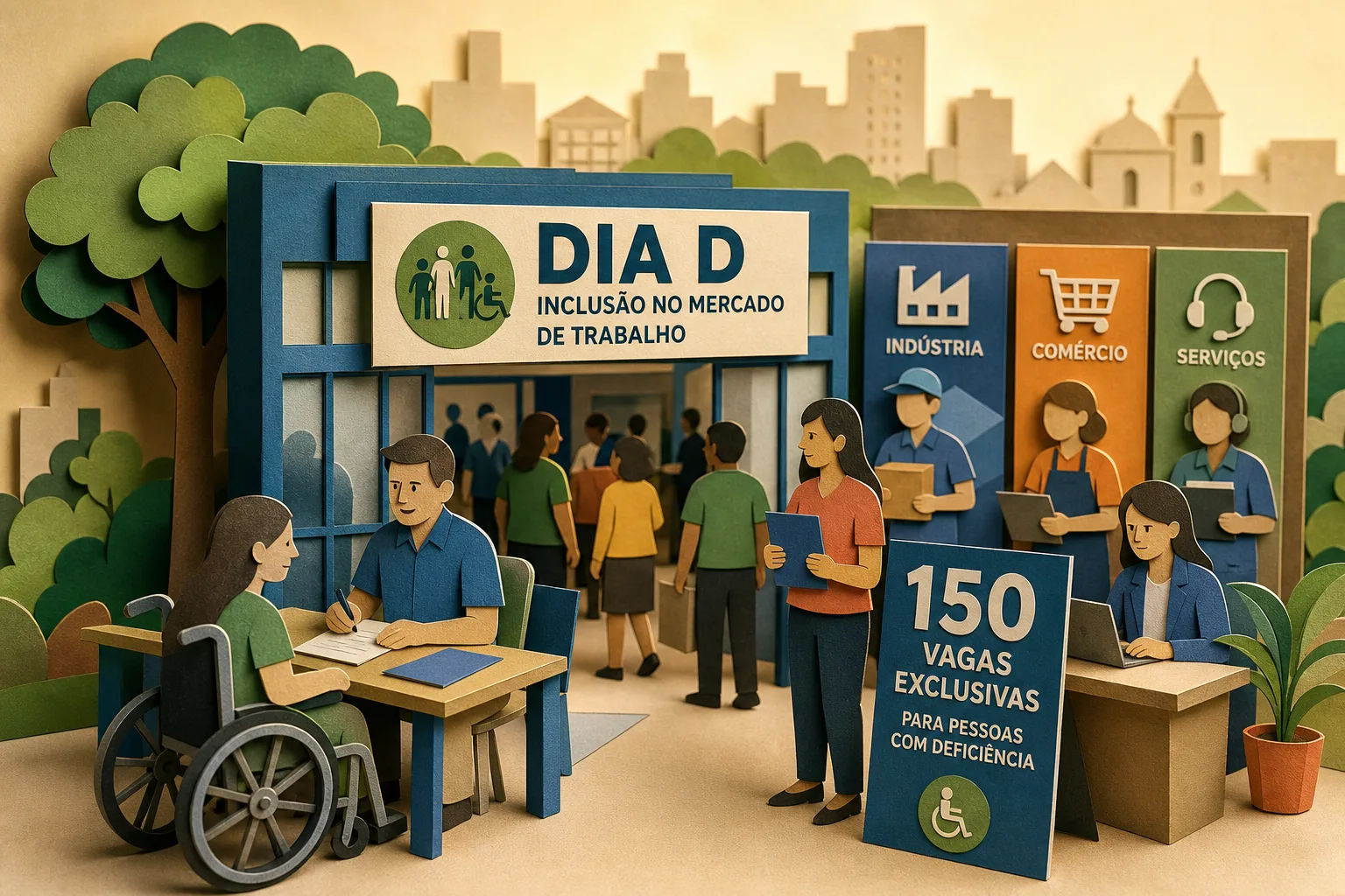 Feira de Santana abre 150 postos de trabalho voltados a profissionais com deficiência