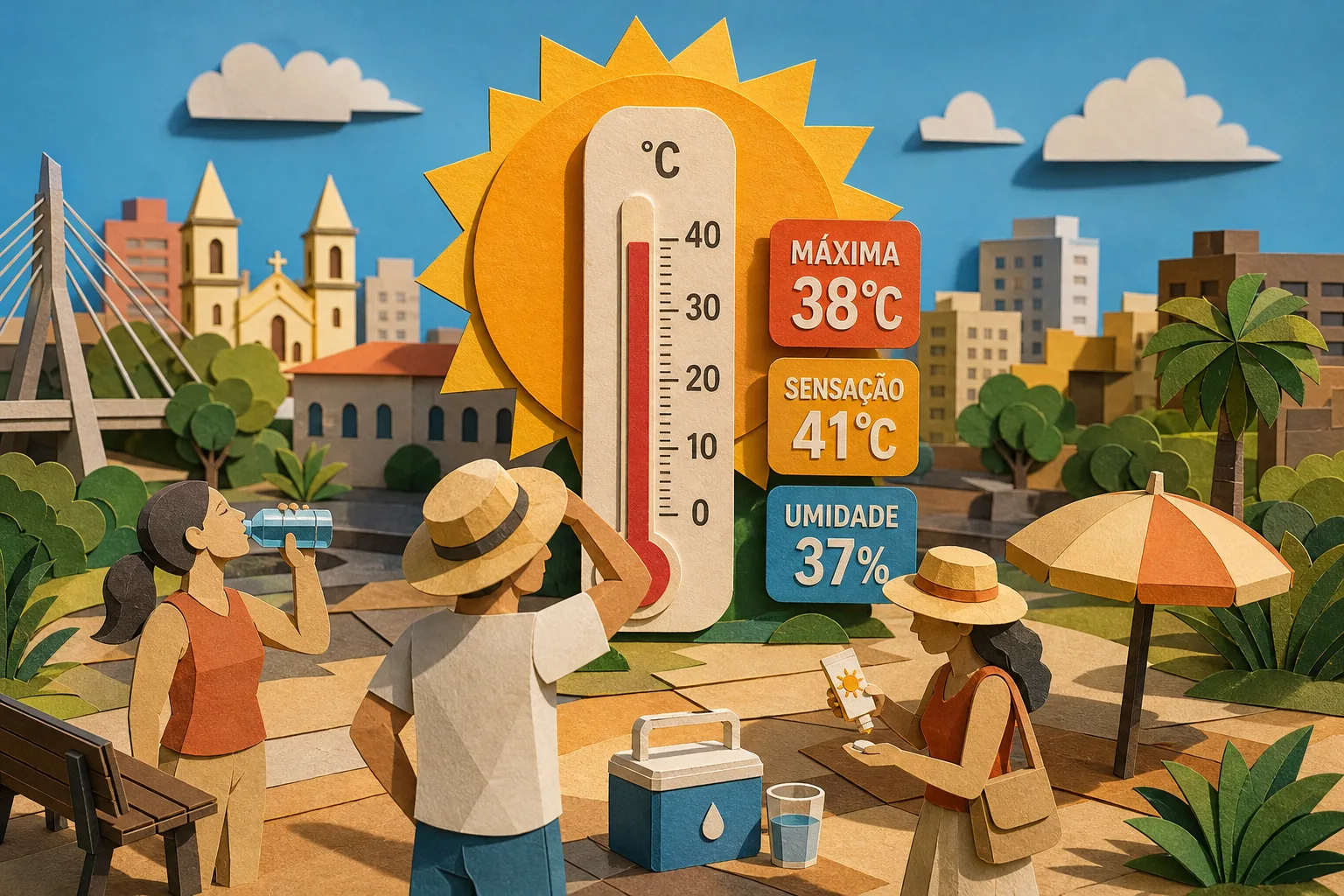 Feira de Santana registra forte calor e baixa umidade do ar nos próximos dias