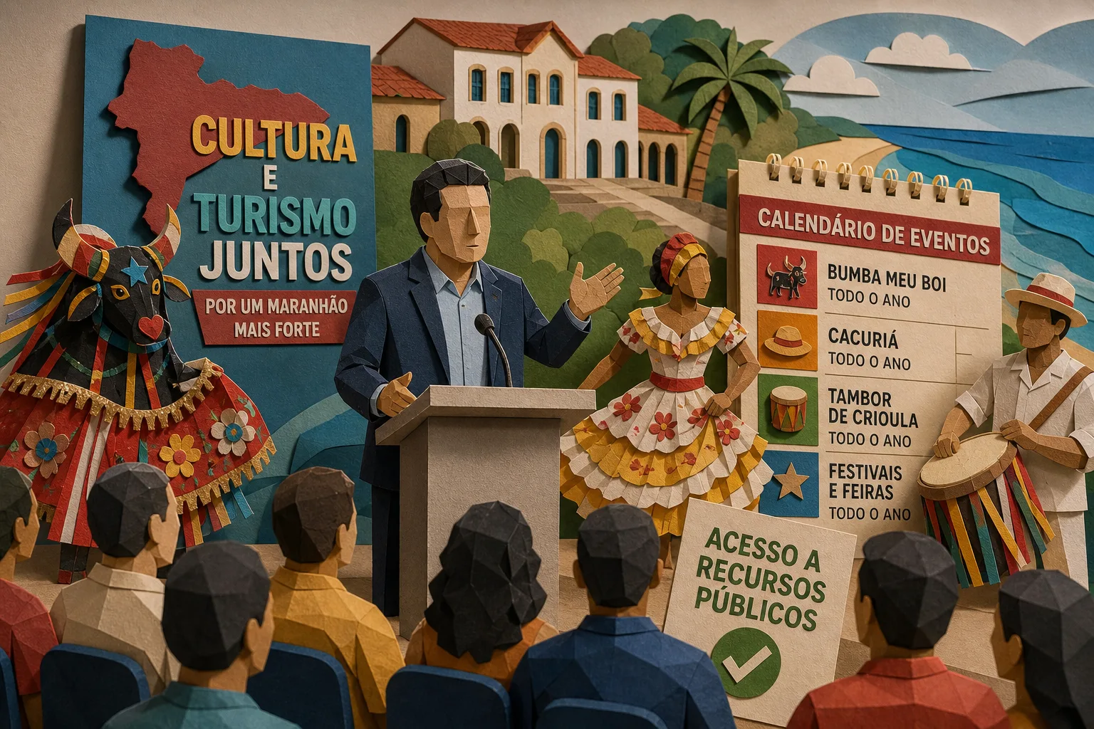 Felipe Camarão defende integração entre cultura e turismo em debate eleitoral