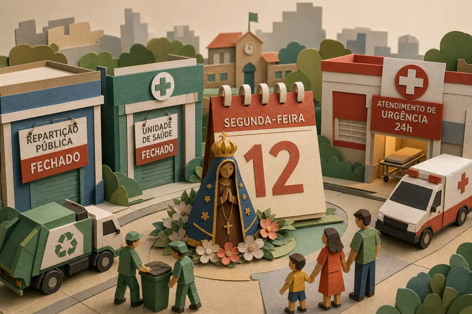 Feriado de Nossa Senhora Aparecida muda funcionamento de serviços no Oeste Paulista