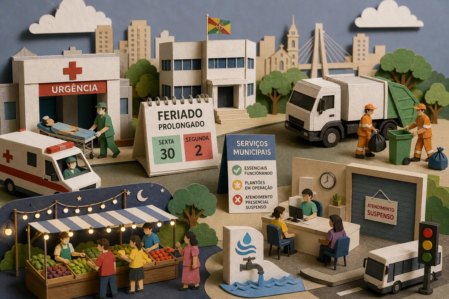 Feriado prolongado altera o funcionamento dos serviços municipais em Sorocaba