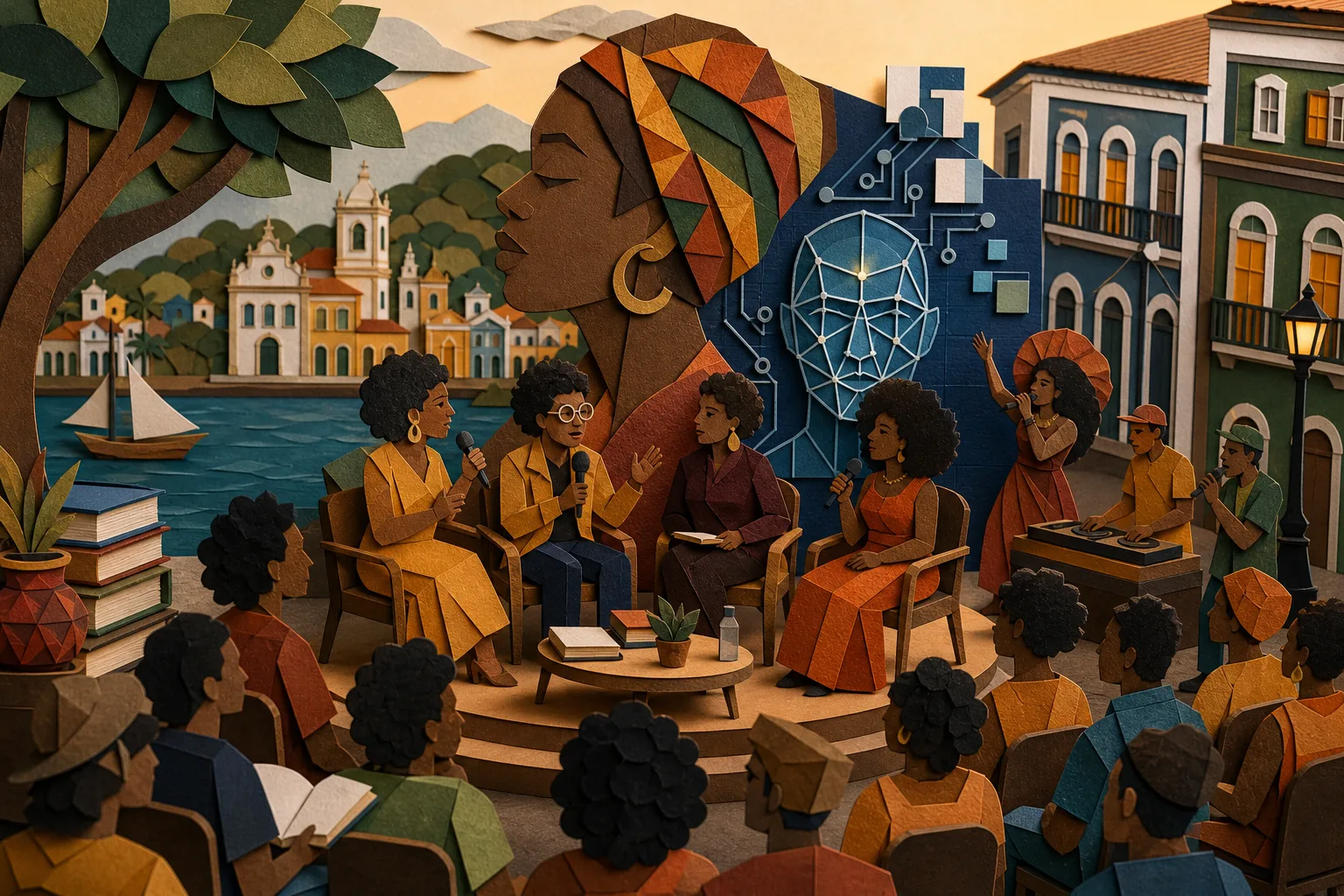 Festa Literária de Cachoeira debate inteligência artificial e cultura negra na Bahia