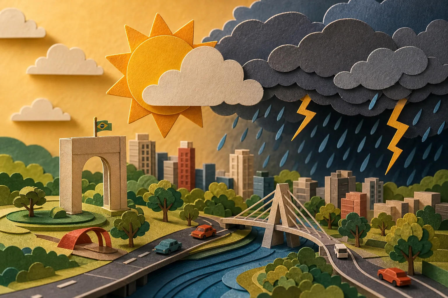 Fim de semana em Osasco terá calor de 30°C e instabilidade com trovoadas