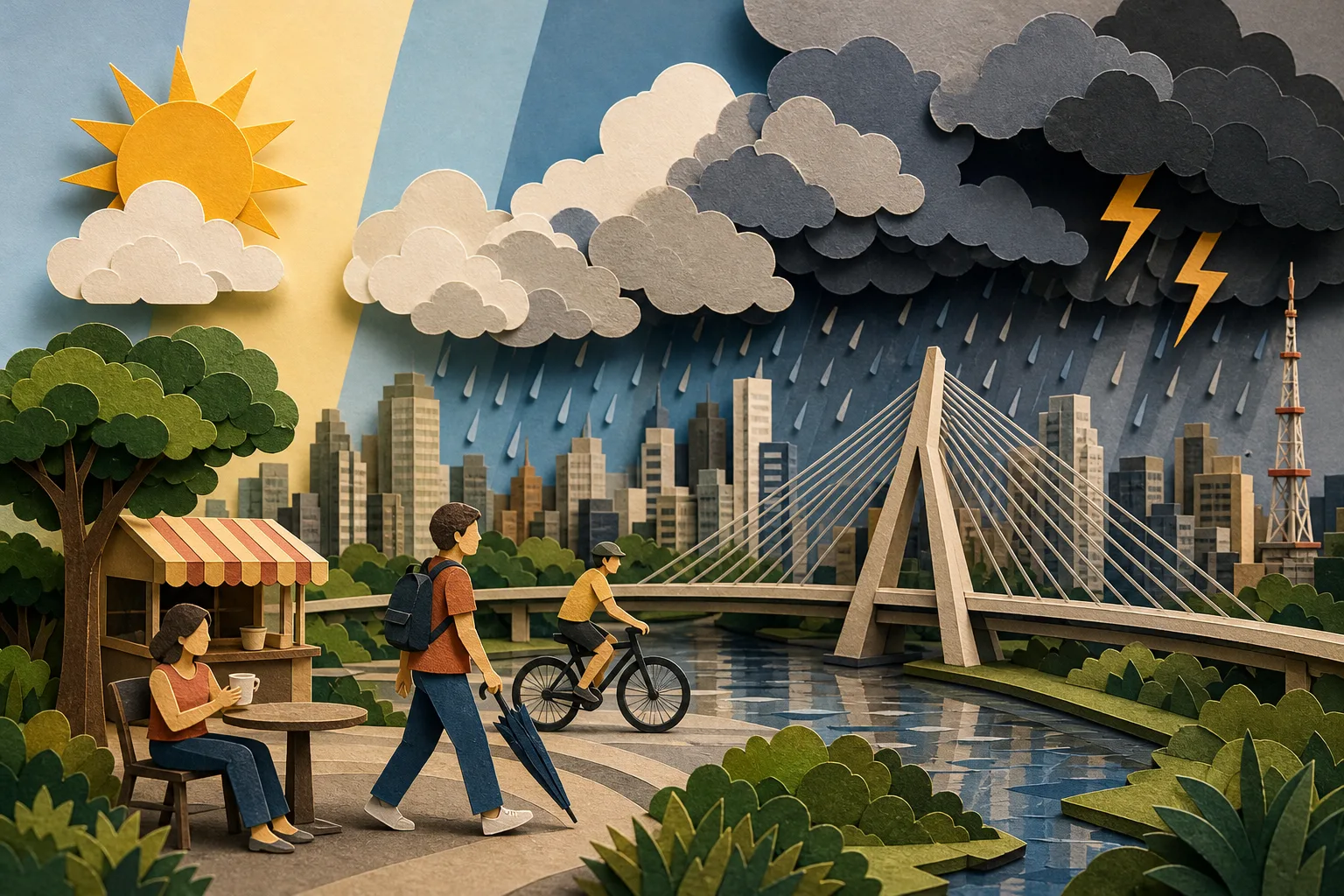 Fim de semana em São Paulo começa com calor de 31ºC e pancadas de chuva