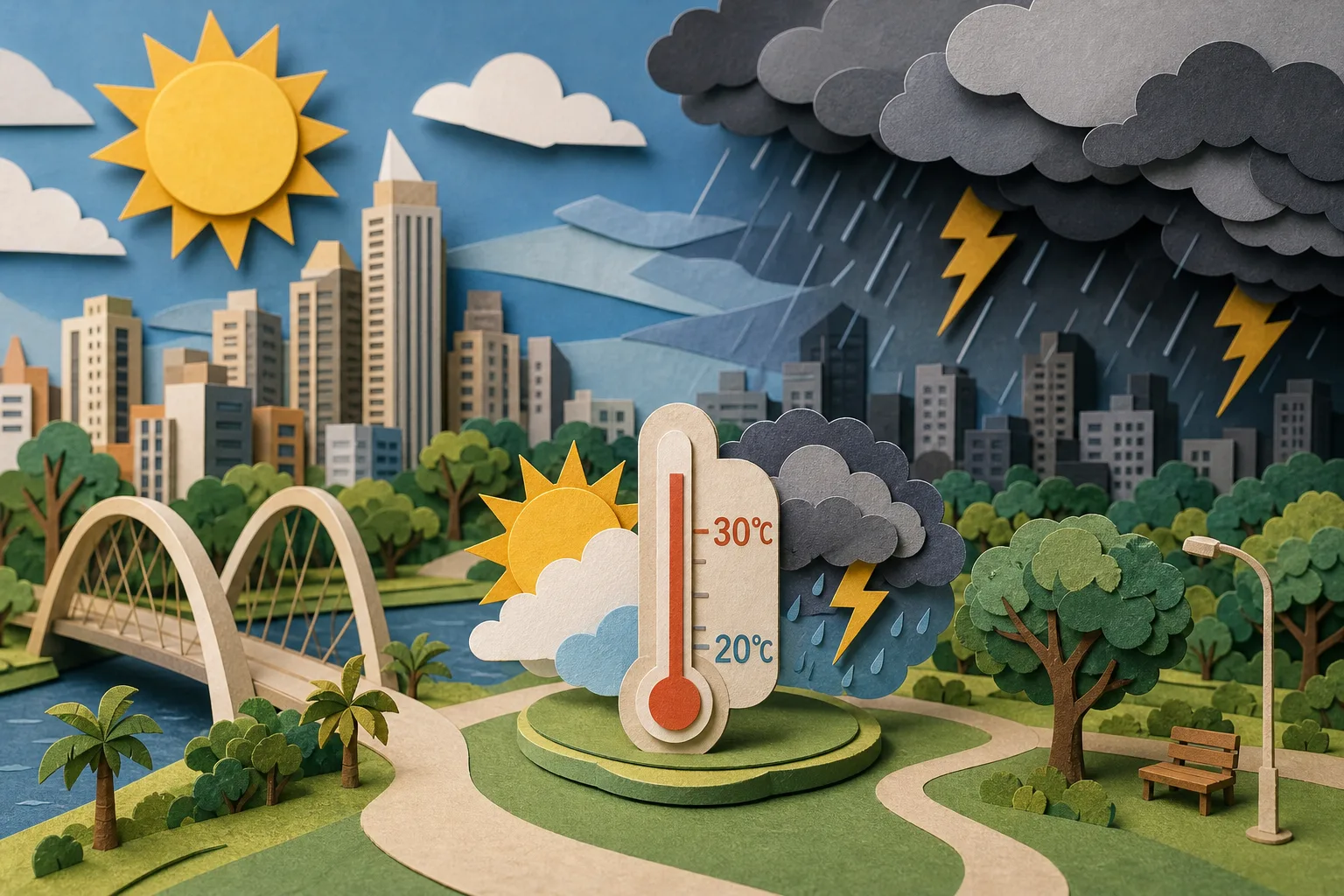 Fim de semana na capital goiana terá calor com máximas de 30°C e trovoadas