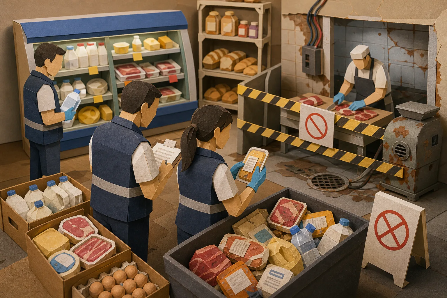 Fiscalização apreende mais de uma tonelada de comida imprópria no interior do Rio